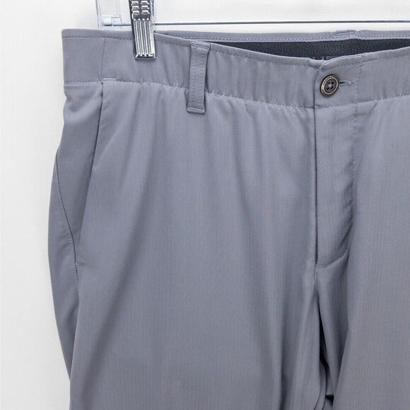 UNDER ARMOUR Showdown Golf Pants Men's 36x34 Gray Strech Waist Nylon Blend - Picture 4 of 13
